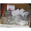 Image 1 : BOX OF ASSORTED A & W GLASSES & MUGS