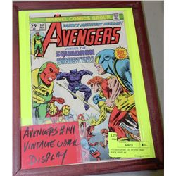 AVENGERS NO. 141 1970'S COMIC BOOK DISPLAY
