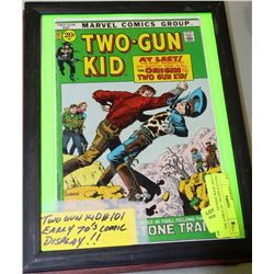 TWO-GUN KID NO. 101 EARLY 70'S COMIC BOOK DISPLAY