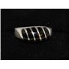 Image 1 : STERLING SILVER BLACK ONYX RING