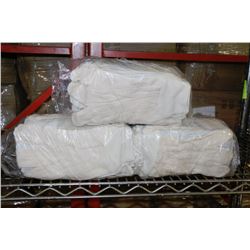 3 BUNDLES OF WORK GLOVES
