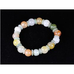 GENUINE QUARTZ & JADE BRACELET
