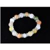 Image 1 : GENUINE QUARTZ & JADE BRACELET