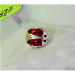 STERLING SILVER LADYBUG PENDANT
