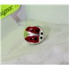 Image 1 : STERLING SILVER LADYBUG PENDANT