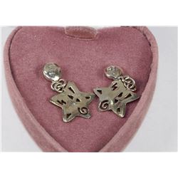 STERLING SILVER EARRINGS (2.8g)