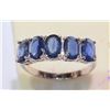 Image 1 : #6-10K WHITE GOLD SAPPHIRE (3.0CT) RING