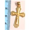 Image 2 : #7-10K GOLD CROSS PENDANT (APPROX 2.28g)