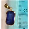 Image 2 : #8-14K GOLD ENHANCED SAPPHIRE (2.30CT) PENDANT