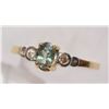 Image 1 : #9-14K GOLD ALEXANDRITE (0.40CT) & DIAMOND RING
