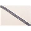 Image 2 : #20-SILVER TANZANITE (8.70CT) TENNIS BRACELET