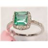 Image 3 : #22-14K GOLD EMERALD (1.60CT) & DIAMOND (0.37CT)