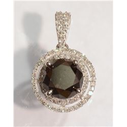 #26-14K GOLD BLACK & WHITE DIAMOND (2.92CT)