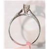 Image 3 : #28-14K WHITE GOLD DIAMOND (0.25CT) SOLITAIRE RING
