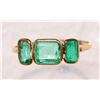 Image 1 : #40-14K GOLD EMERALD (2.20CT) RING