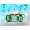 Image 2 : #40-14K GOLD EMERALD (2.20CT) RING