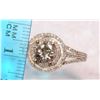 Image 2 : #44-14K GOLD DIAMOND (1.42CT) RING WITH 122 SINGLE