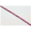 Image 2 : #45-STERLING SILVER RUBY (39.75CT) BRACELET