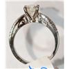 Image 4 : #50-14K WHITE GOLD DIAMOND (1.33CT) RING WITH