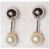 Image 4 : Sterling Silver Freshwater Pearl 2-in-1 Reversible