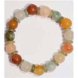 Genuine Quartz & Jade Bracelet