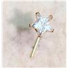 Image 1 : 14K Gold Cubic Zirconia Star Nose Ring