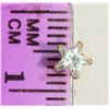 Image 2 : 14K Gold Cubic Zirconia Star Nose Ring