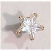 Image 3 : 14K Gold Cubic Zirconia Star Nose Ring