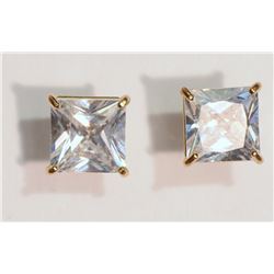 14K Gold Cubic Zirconia Earrings                                                                    