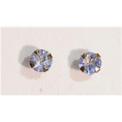 10K Gold Tanzanite Earrings