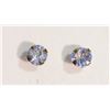 Image 1 : 10K Gold Tanzanite Earrings