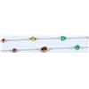 Image 2 : Sterling Silver Multi-Gemstone Necklace