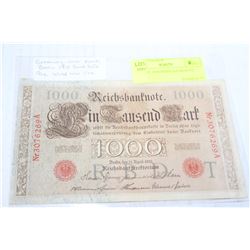 GERMAN 1000 MARK BANKNOTE