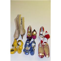 6 PAIRS OF LADIES SHOES & PAIR OF ANABELLA BOOTS