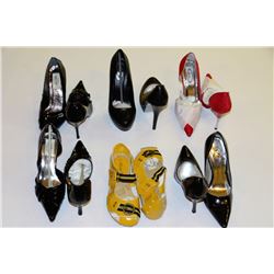 6 PAIRS OF LADIES SHOES SIZE 8 NEW ALL WITH BOXES