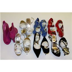 7 PAIRS OF LADIES SHOES SIZE 7.5 NEW ALL WITH BOXES
