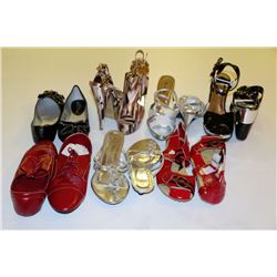 7 PAIRS OF LADIES SHOES SIZE 7.5 NEW ALL WITH BOXES