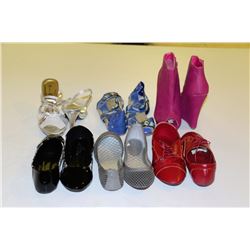 6 PAIRS OF LADIES SHOES SIZE 5.5 NEW ALL WITH BOXES