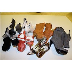 7 PAIRS OF LADIES SHOES SIZE 10 NEW ALL WITH BOXES