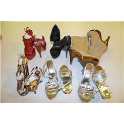 6 PAIRS OF LADIES SHOES SIZE 8.5 NEW ALL WITH BOXES