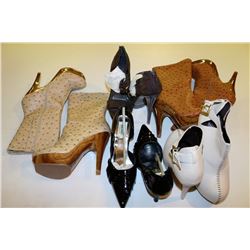6 PAIRS OF LADIES SHOES SIZE 8 NEW ALL WITH BOXES