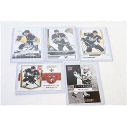 BUNDLE OF 5 SIDNEY CROSBY CARDS