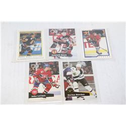 5 ROOKIE CARDS INCLUDING BURE, MOREAU, HASELL,