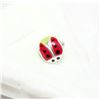 Image 1 : STERLING SILVER LADYBUG PENDANT