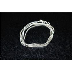 NEW .925 SILVER BOXLINK CHAIN