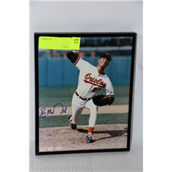 ORIOLES AUTOGRAPHED FRAMED PICTURE
