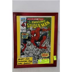 FRAMED AMAZING SPIDERMAN COMIC #350
