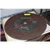 Image 1 : LOT OF 11- 16" ABRASSIVE CUT-OFF DISCS