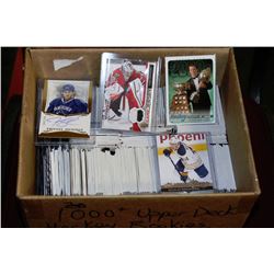 1000+ UPPER DECK HOCKEY CARDS INCLUDING ROOKIES,