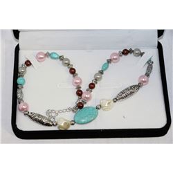 LADIES DESIGNER TURQUOISE NECKLACE